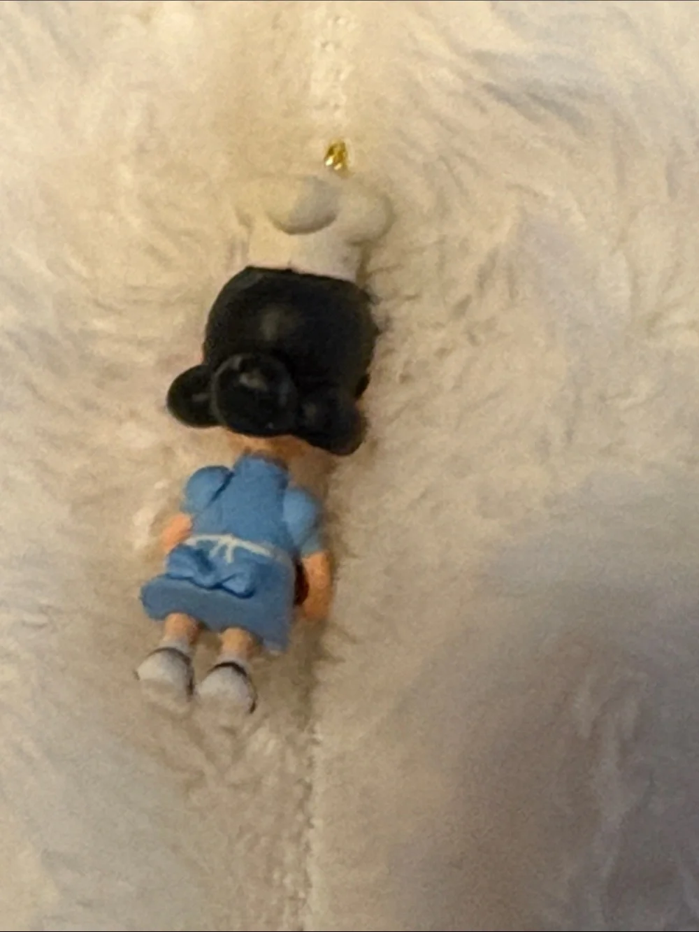 New in Box Baker Lucy Peanuts Gang Ornament - White & Blue